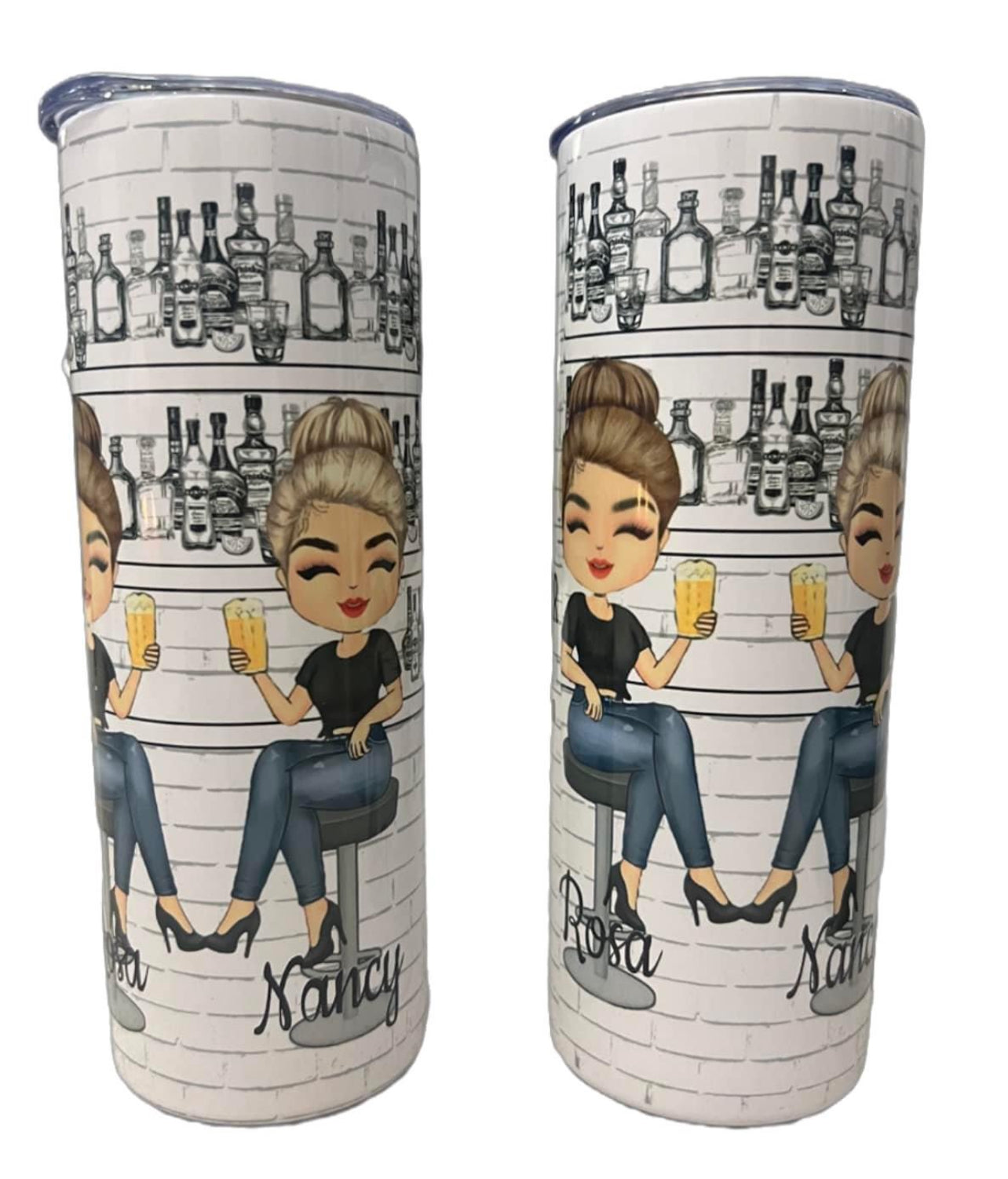BEST BITCHES - Skinny Tumbler