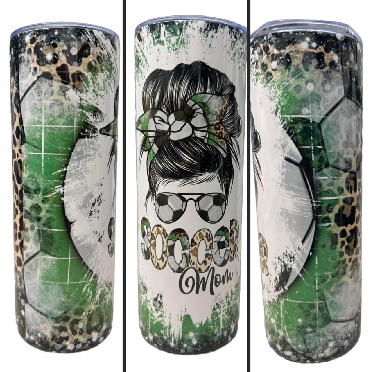 SOCCER MOM -Skinny Tumbler